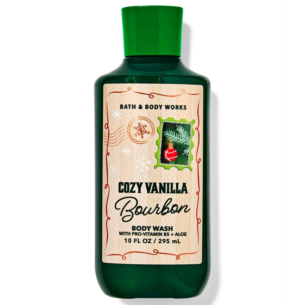 Bath & Body Works Cozy Vanilla Bourbon Body Wash 10oz NEW Rare